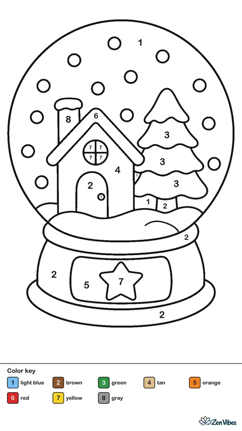 A snow globe with a tiny house and tree inside on a wooden base